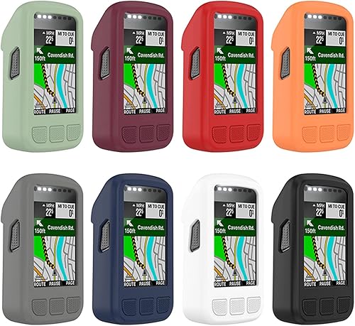 Miniatura 7 de Funda de silicona compatible con Wahoo Elemnt Bolt V2, GPS, ciclismo, computadora, paquete de funda protectora de piel, accesorios de parachoques