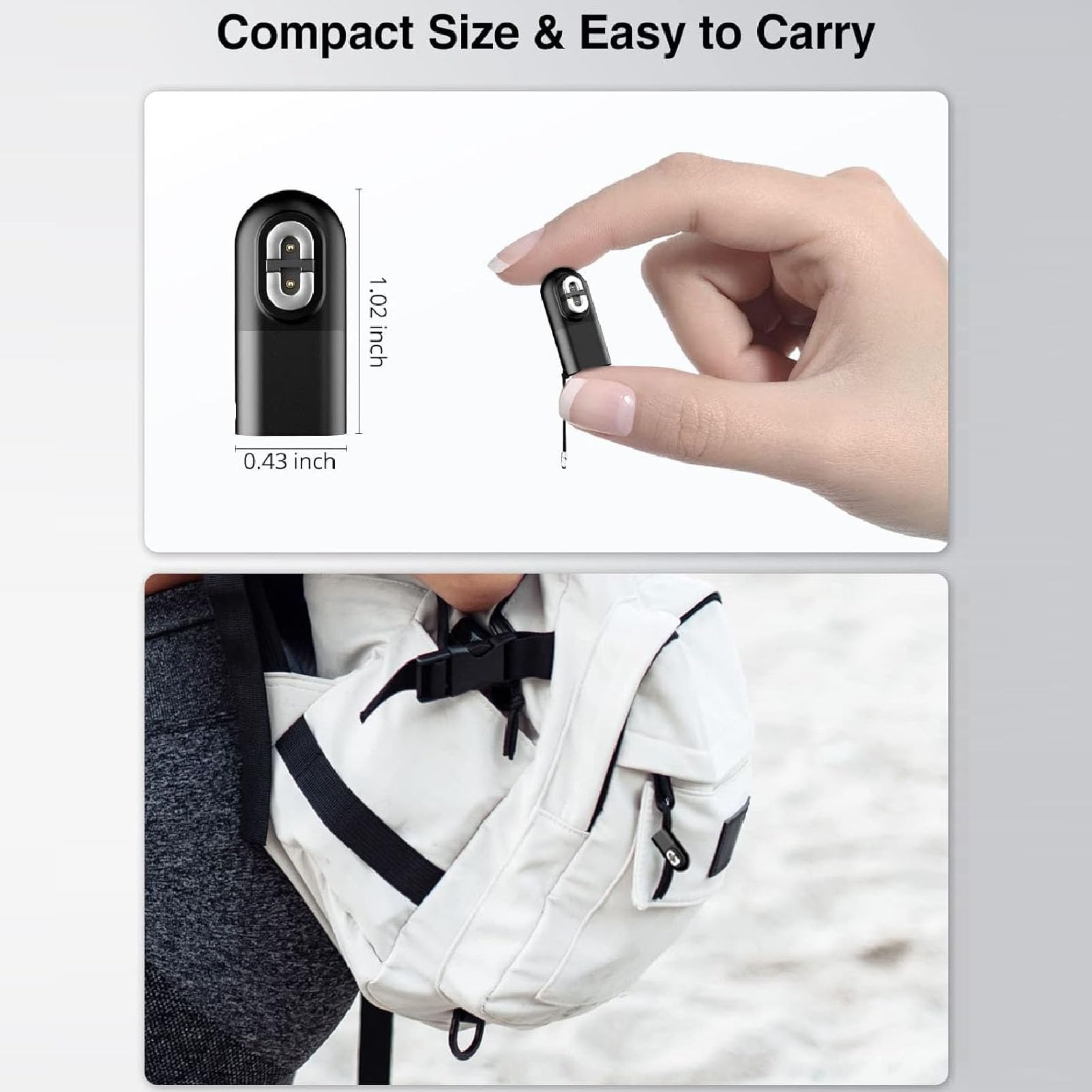 Adattatore Di Ricarica Magnetica USB-C Per Cuffie Shokz Aeropex AS800 - Design Portachiavi