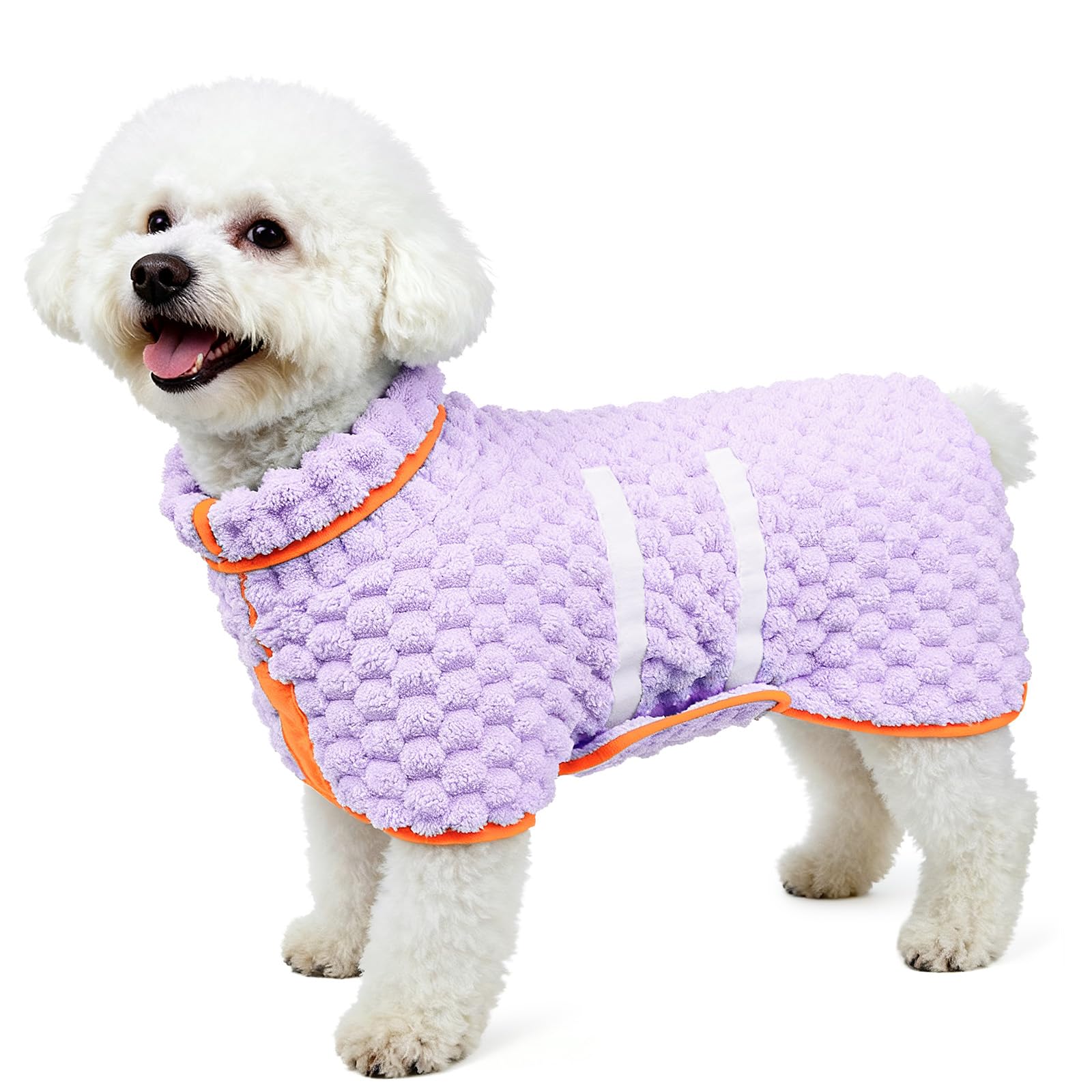 Manteau sec pour chiens super absorbant et réglable pour grand chien mouillé