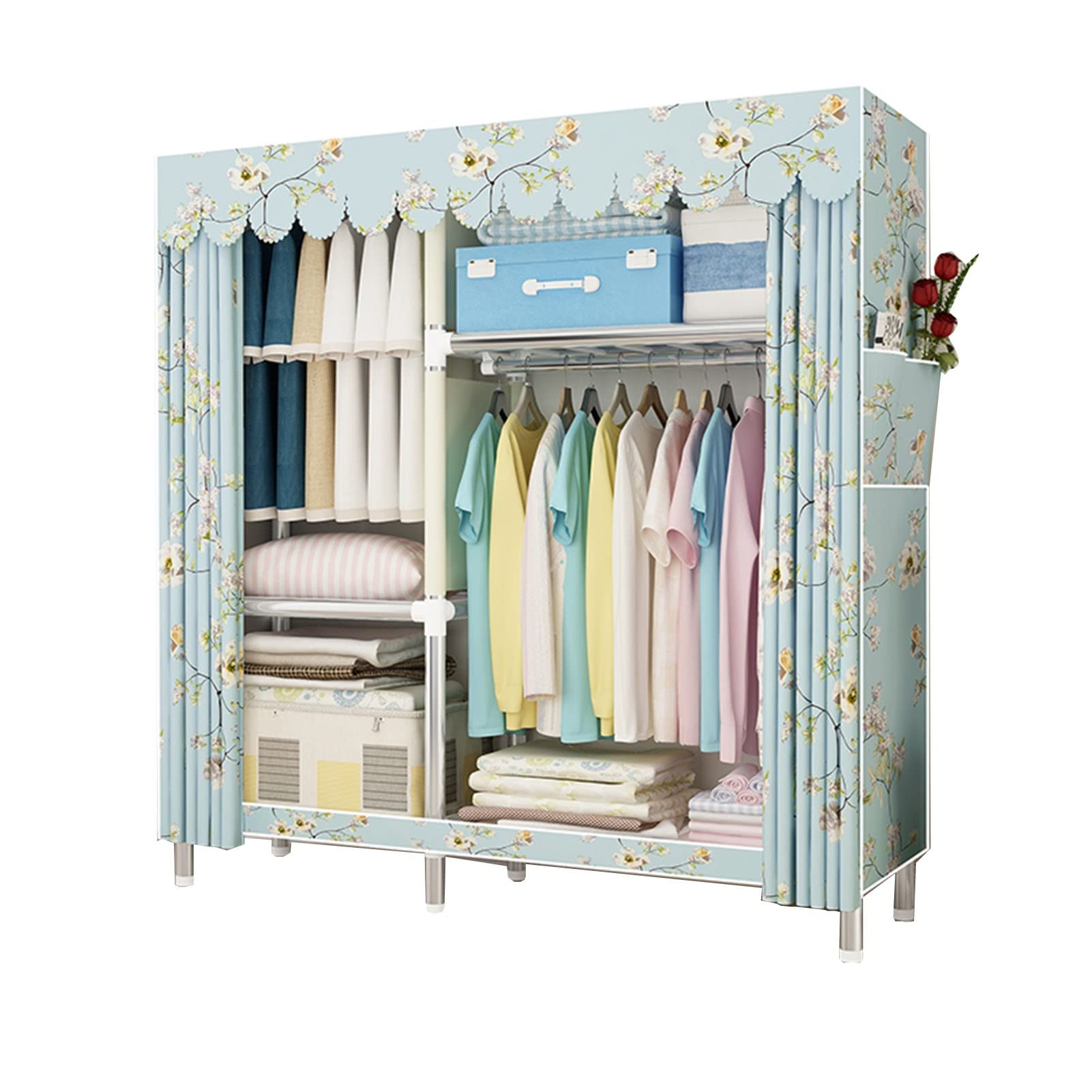 Armoire en toile pour chambre et vestiaire d'étudiant compact