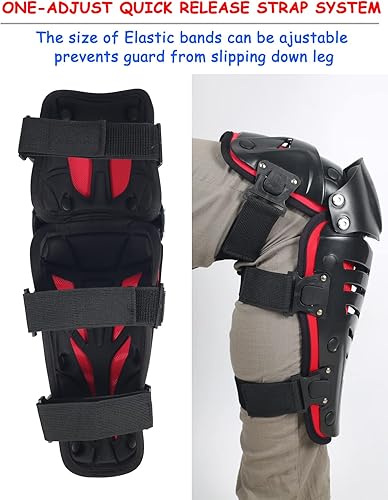 Miniatura 7 de RIDBIKER Chaqueta protectora para motocicleta y rodillera, 1 par, protector de pecho para la columna vertebral con protección para la espalda,