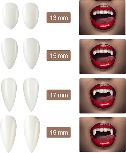 Gothic Vampire Halloween Costume Jewelry Set: Fangs, Choker, Earrings & More!