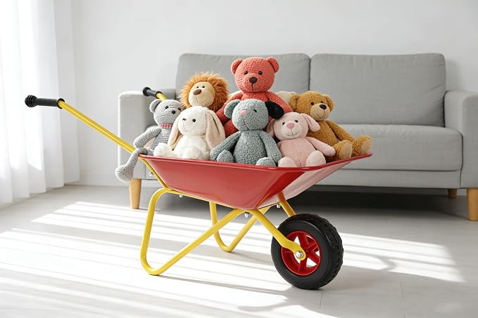 Carretilla infantil metálica 33lbs capacidad 30.12" L x 18.11" W x 15.16" H miniatura 6