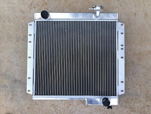 Miniatura 5 de Radiador de aluminio + cubierta + ventilador para 1970-1980 79 78 77 76 75 74 73 72 71 Toyota Land cruiser FJ40 FJ45 Landcruiser MT