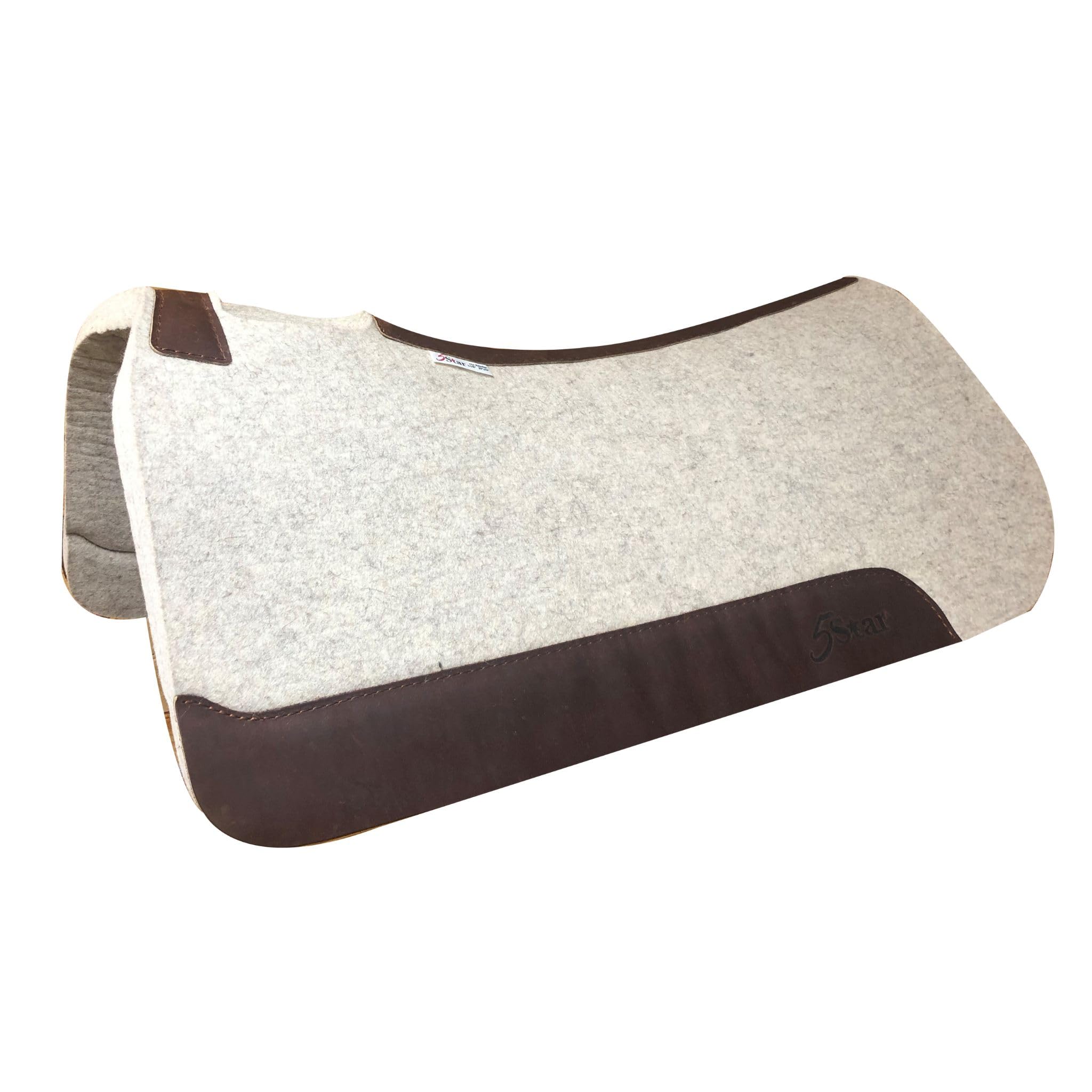 5 Star Equine Products 1” Contoured Wool Saddle Pad