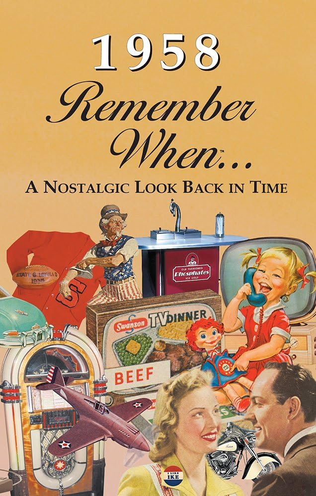 - KardLet 1958 REMEMBER WHEN CELEBRATION Birthdays, Anniversaries, Reunions, Homecomings, Client & Corporate Gifts