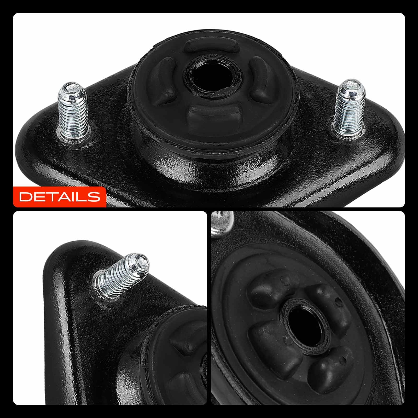 Frankberg 2x Cuscinetti a cupola Cuscinetto di supporto ammortizzatore Assale posteriore sinistro destro Compatibile con Serie 3 E36 Serie 3 Cabriolet E36 Serie 3 Compact E36 33521092362
