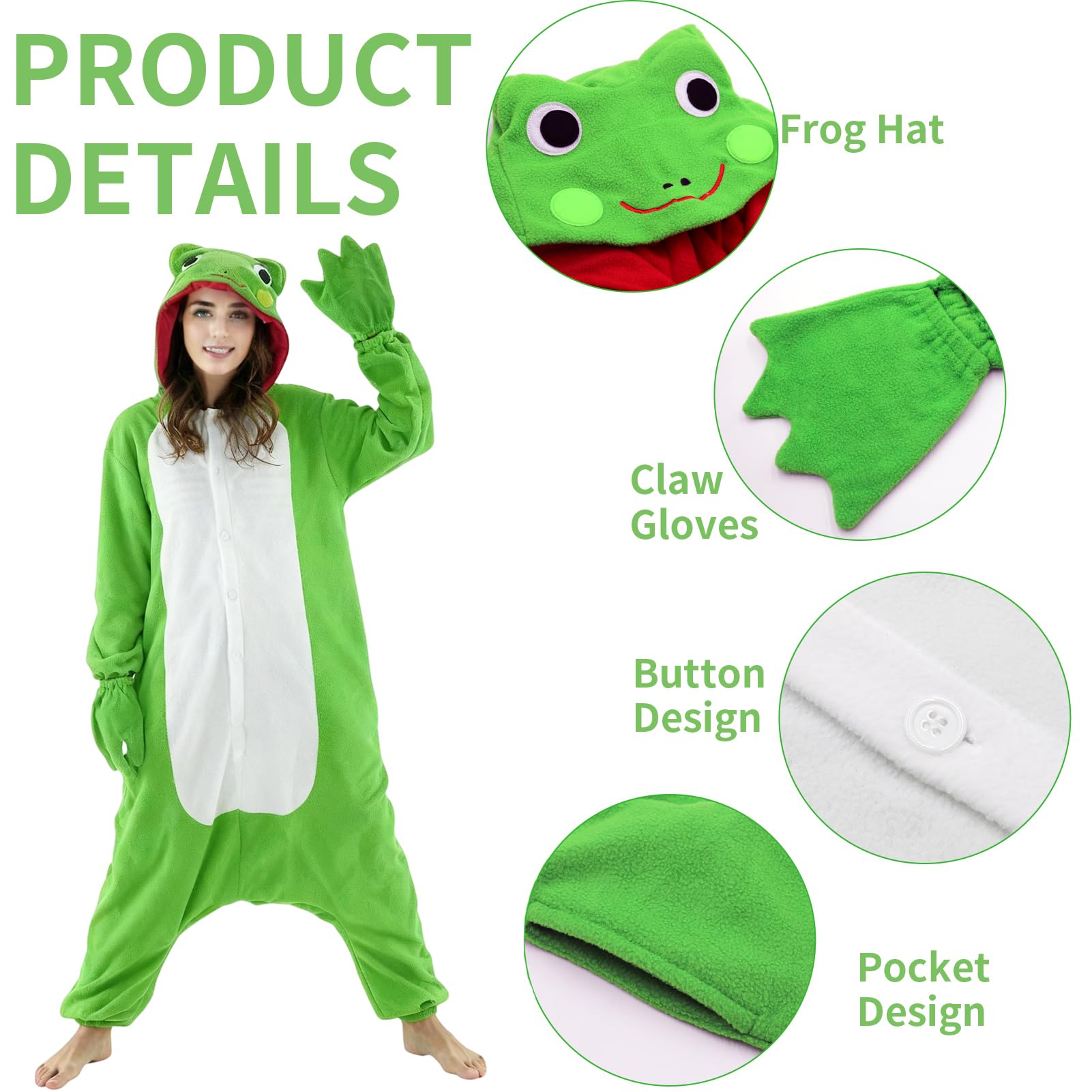 Pigiama Tuta Unisex Adulto Animale Onesie Cosplay Halloween Carnevale Costume Donna Pigiama Costume Animale Inverno