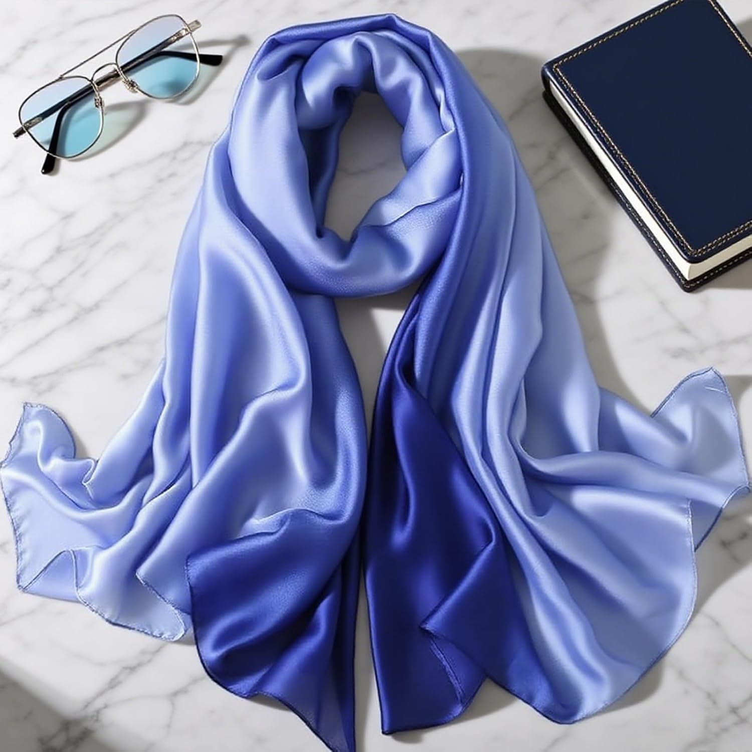 Women's Fashion Scarves, 180x90CM Long Lightweight Scarfs for Women Versatile Usage & Easy Washing - Image 3