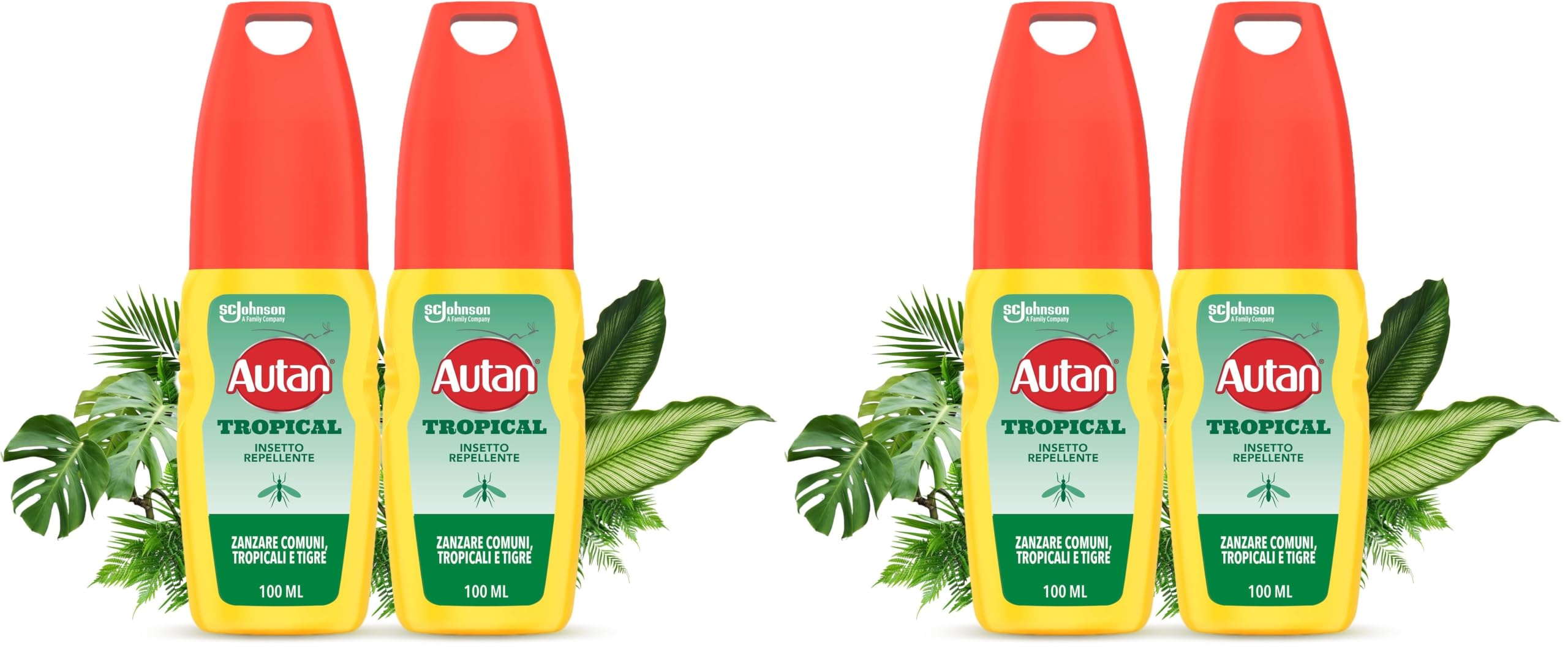 Tropical Vapo, Spray Antizanzare, Repellente Zanzare Azione Protettiva Duratura,