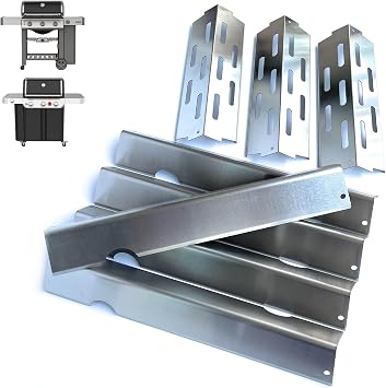 Genesis ii Flavorizer Bars Heat Deflector Grill Replacement Part for Weber Genesis 2 Grill Parts GS4 Flavor Bars II/Lx 300 Series ii E-310 ii S-310 ii SE-310 E-315 S-335 Weber 66795 66032 66685 66040