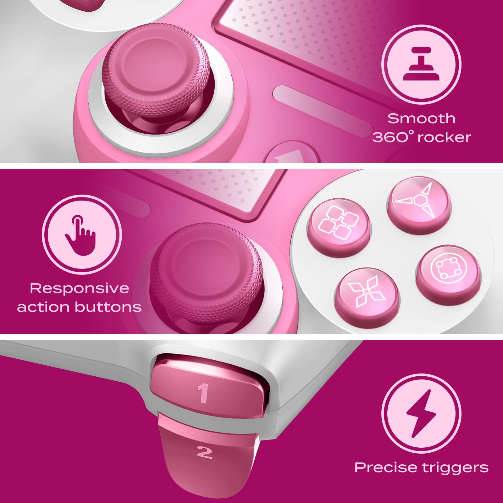 Wireless Controller For Ps4 Pink Ps4 Controller With Dual