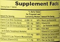 Vista 2 de Tabletas prenatales, multivitamínicas, multiminerales Spring Valley, 100 tabletas