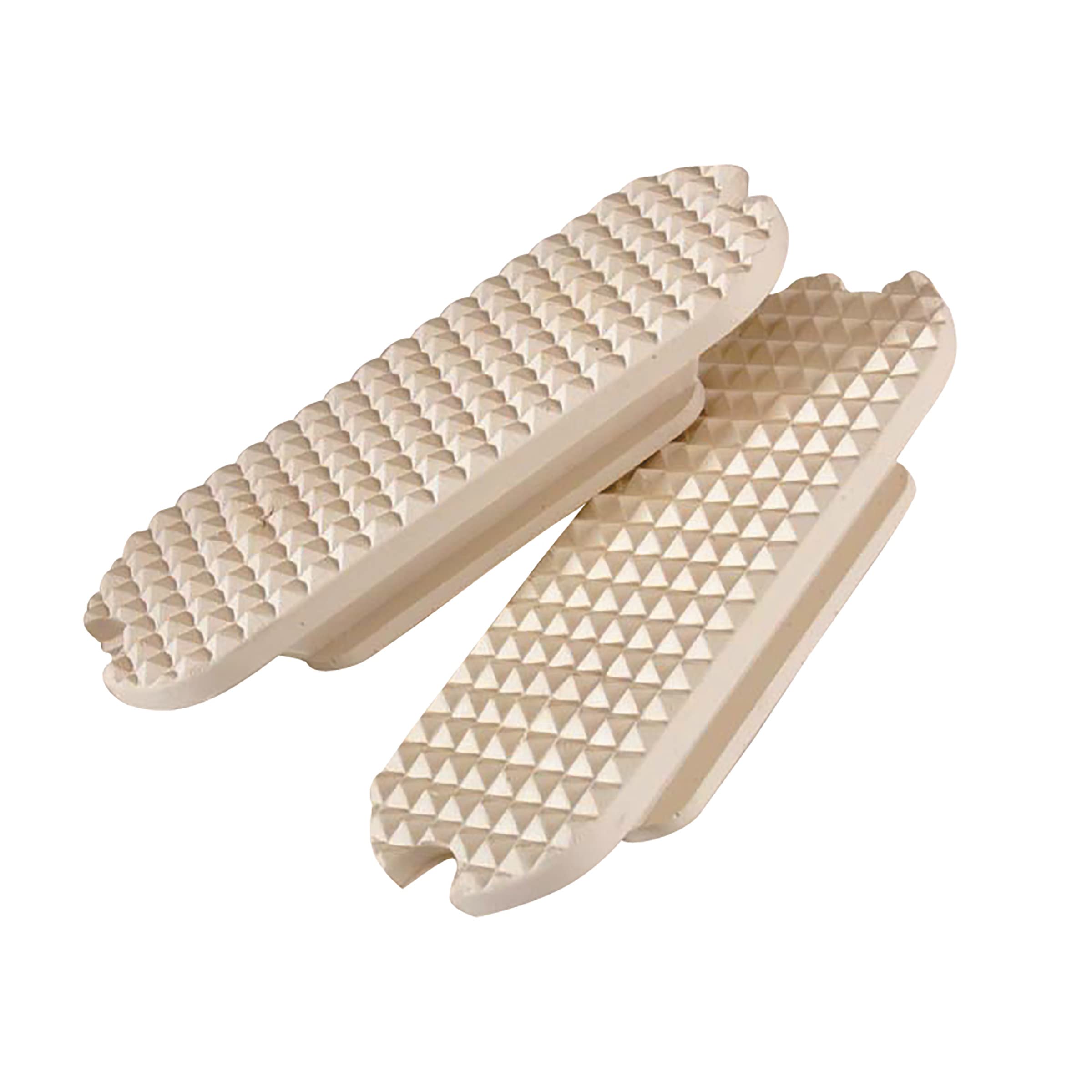 Korsteel Knife Edge Stirrup Treads, White, 4.5"