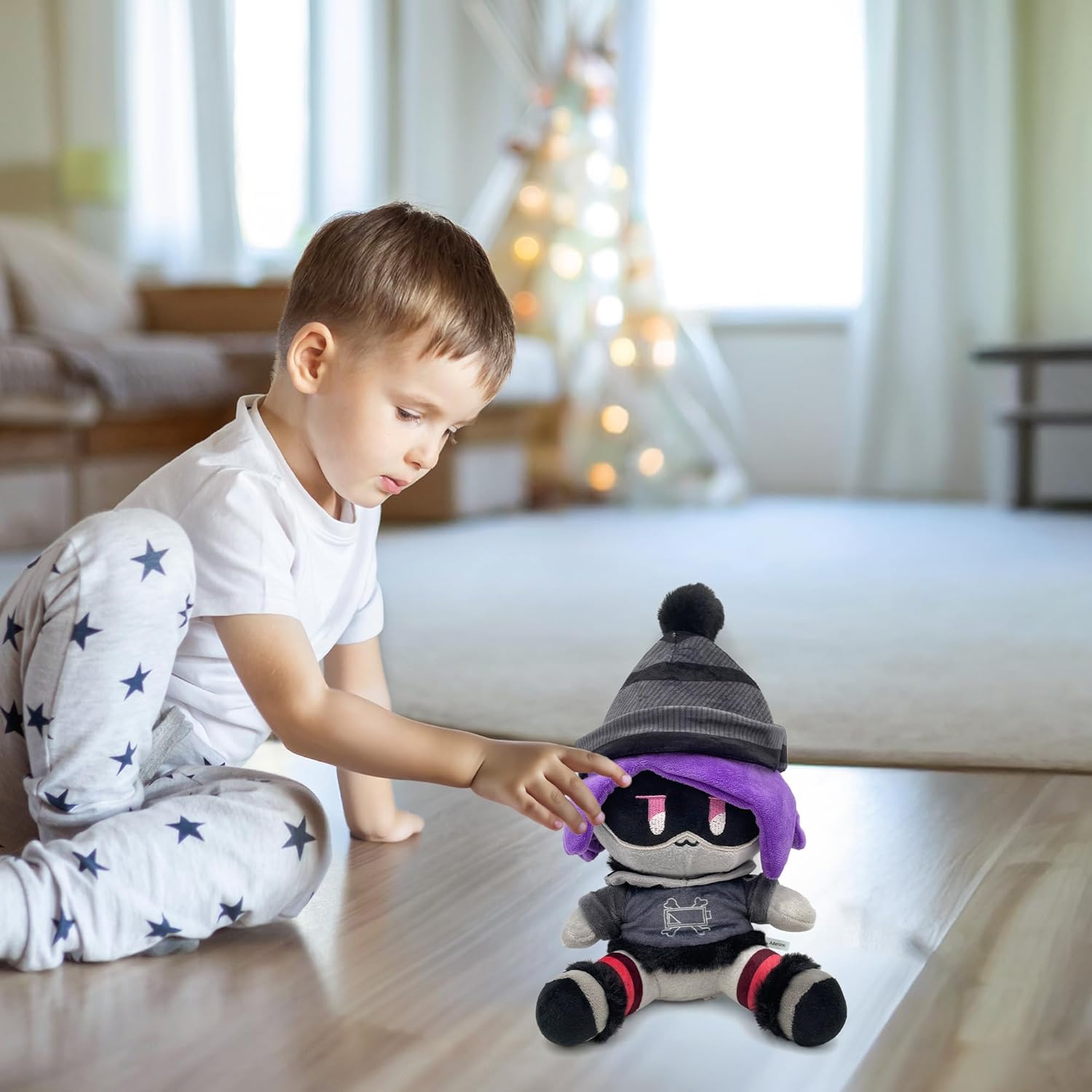 Plush v Toys Plush Doll Cartoon for Fans, Stuffed Doll Gifts Kids Choice Birthday Presents for Kids (Uzi) Cute Halloween Plush Toy