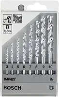 Bosch Jogo Brocas para alvenaria CYL-1 Ø3-4-5-6-7-8-9-10 mm