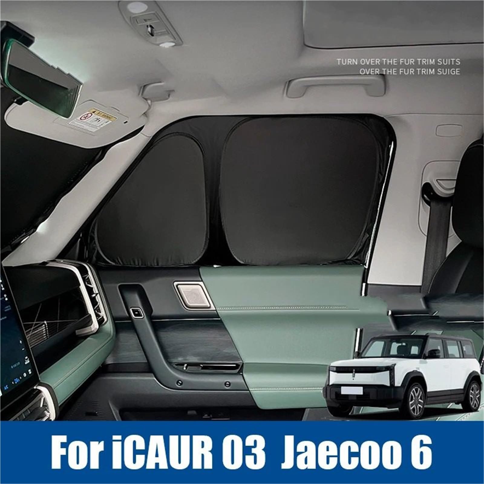 Zaslony Dzielace Samochód ICAUR 03 Jaecoo 6 2026Protector