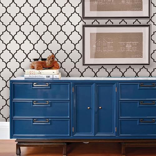 Miniatura 7 de Papel para empapelar diseño marroquí - Pelar y pegar - por Simple Shapes Gris