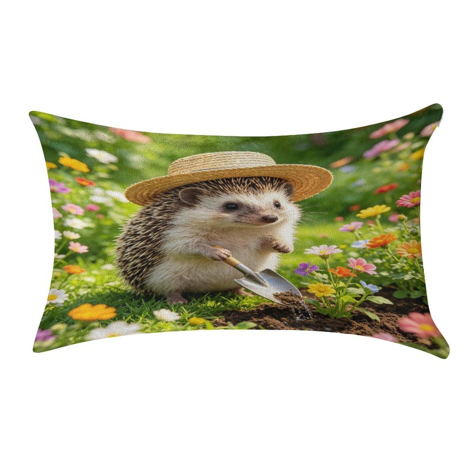 Fekiloot Style Cute Hedgehog Pillow Covers Home Decor Pillow Cases