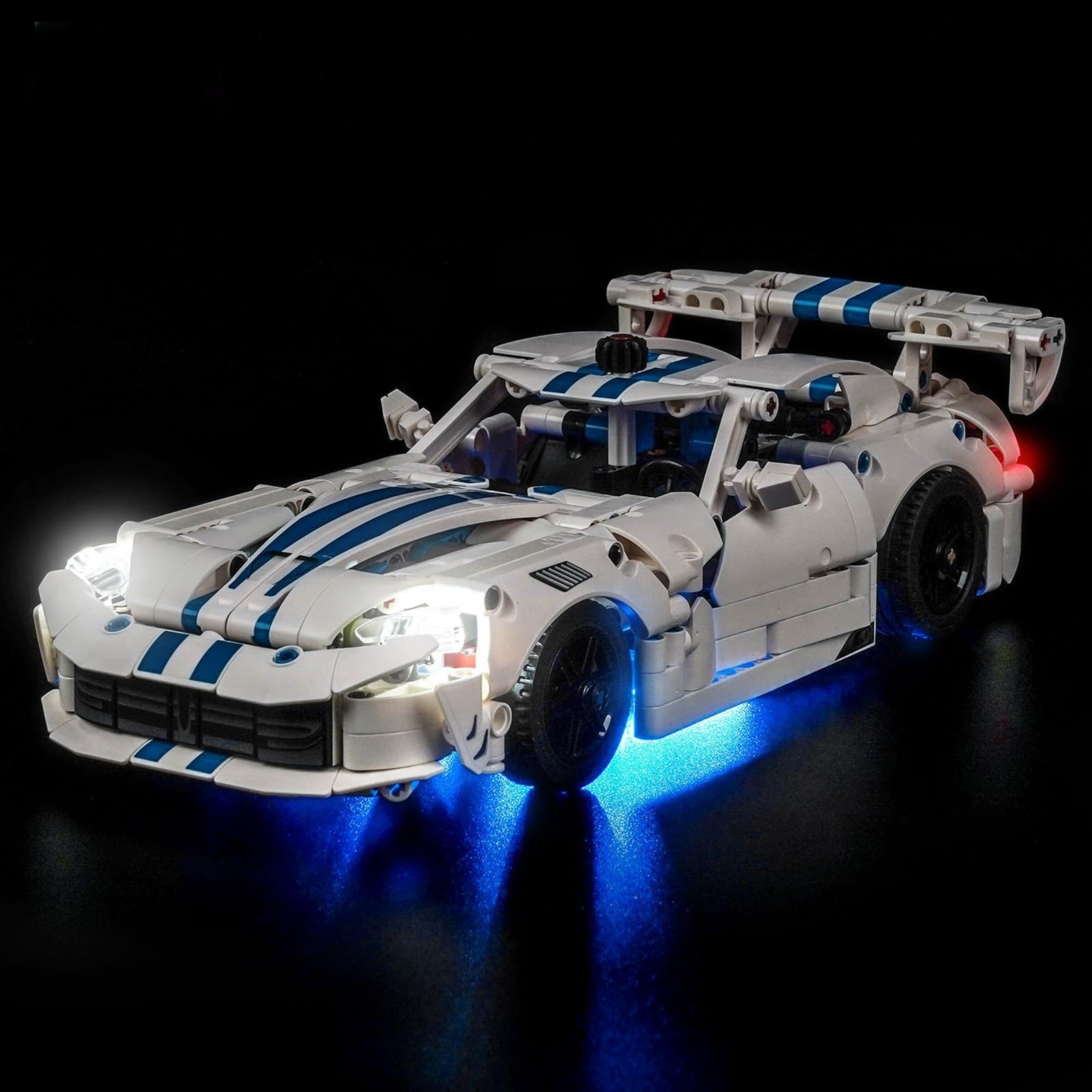 RC Led Light Set Compatible with Lego 42234 Dodge Viper GTS-R Sports Car