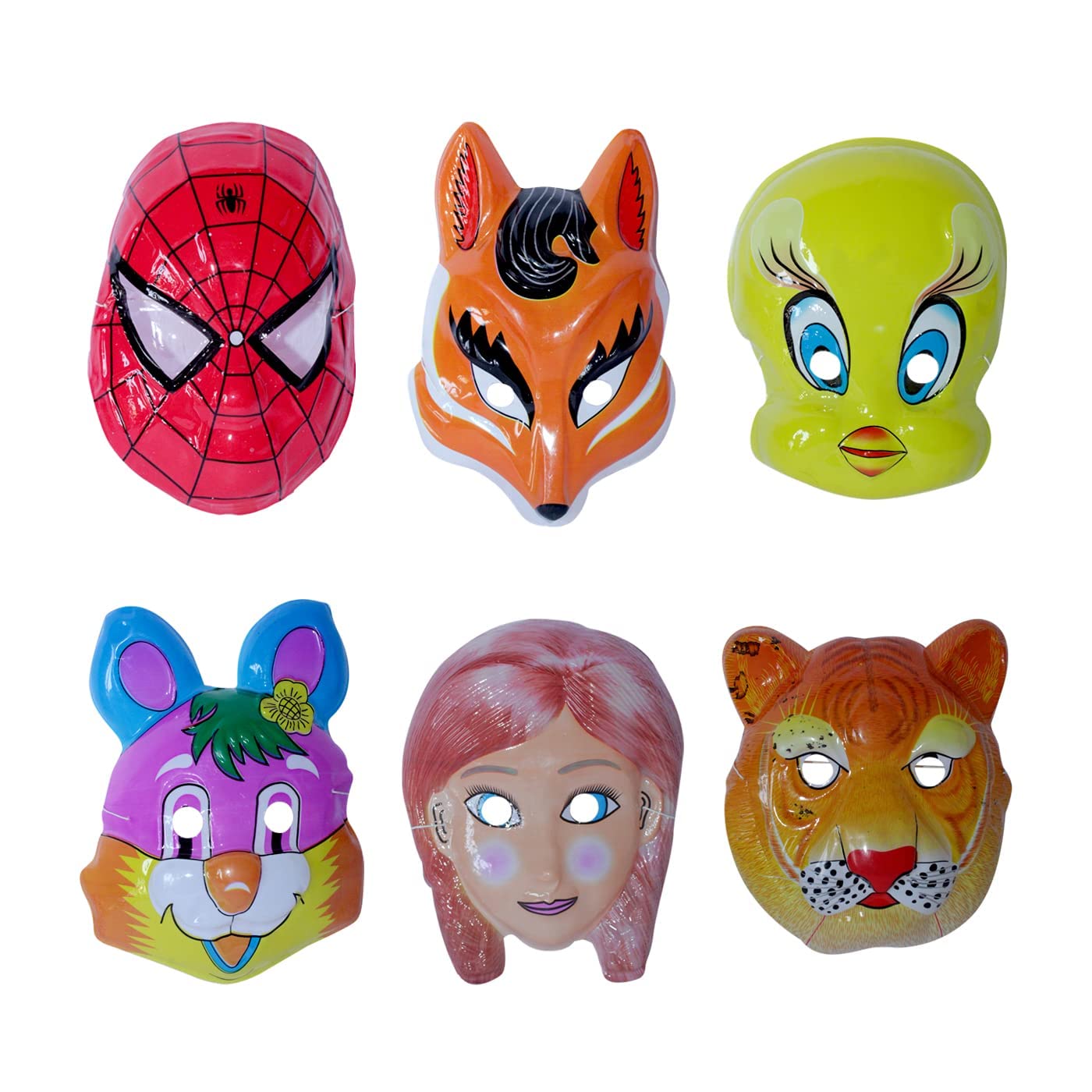RAAYA Set Of 6 Party Prop Animal Paper Face Mask Jungle Theme Mask for Kids Pack Of 1 (B09MM583KH) Amazon Price History, Amazon Price Tracker
