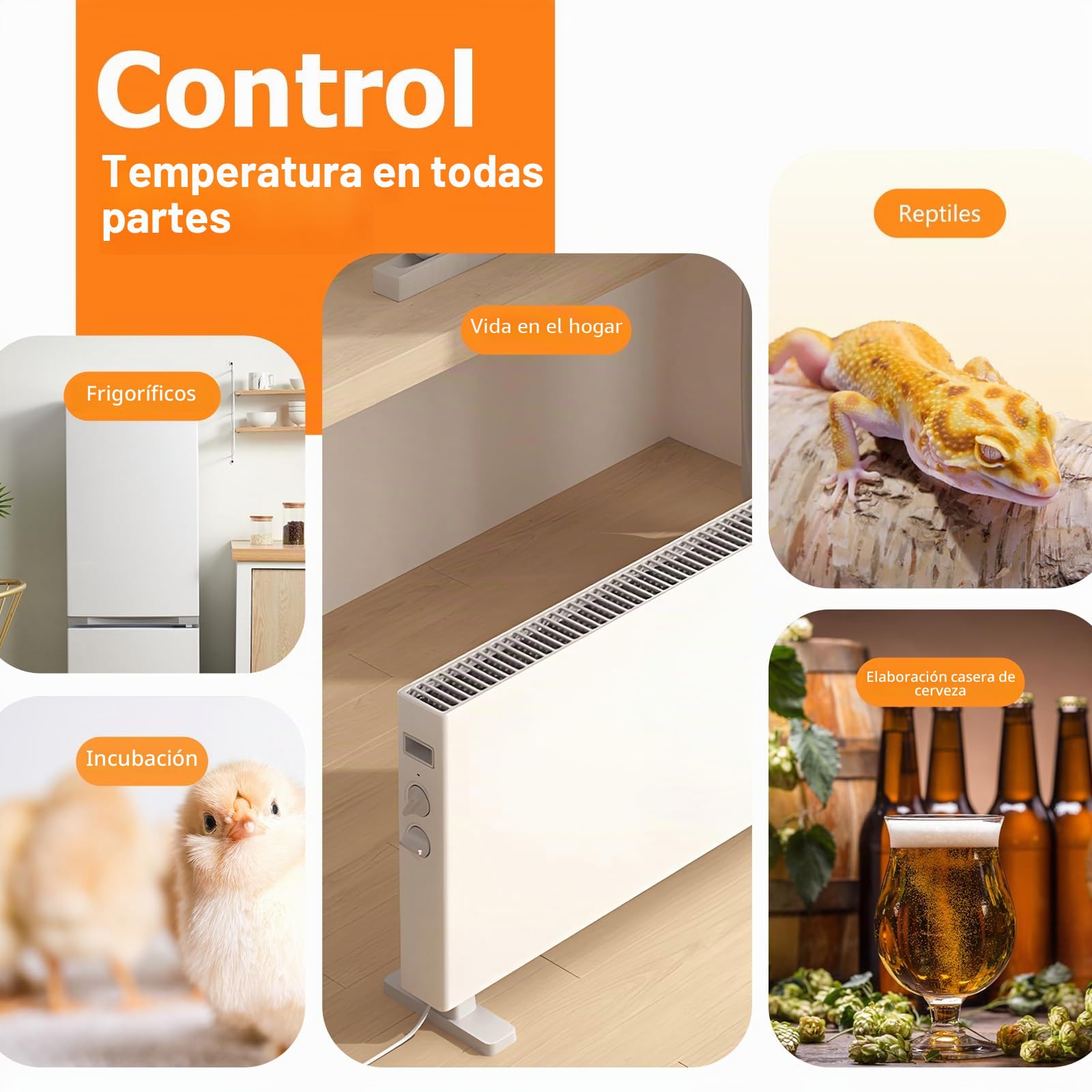Inkbird C236T Termostato WiFi con Sonda 220V - Controlador de Temperatura para Calefacción y Refrigeración, 10 Modos de Control para Reptil Terrario Invernadero