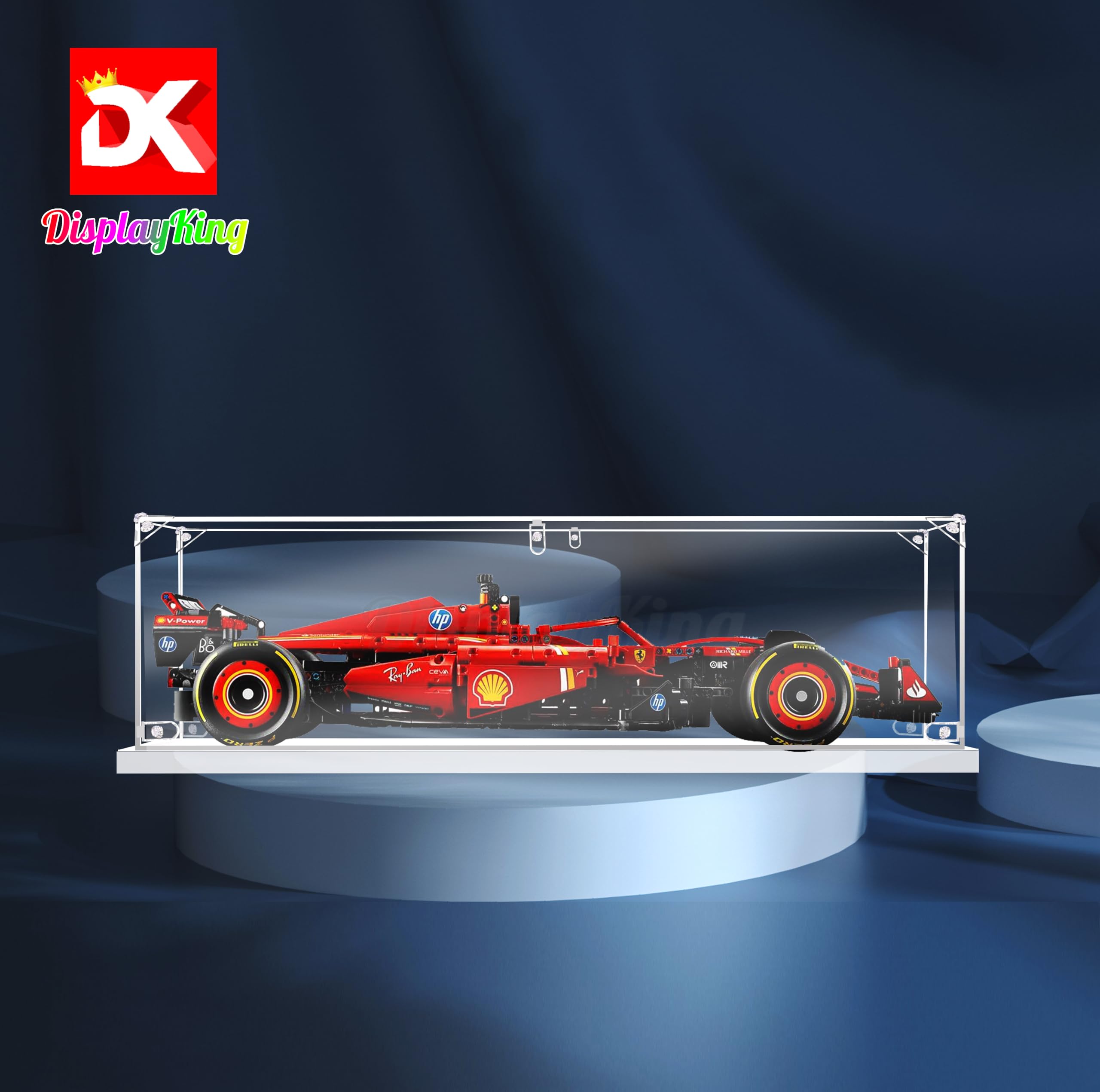 アクリルショーケース　フェラーリ仕様 フェラーリ Ferrari アクリルディスプレイケース サイズ(約):縦