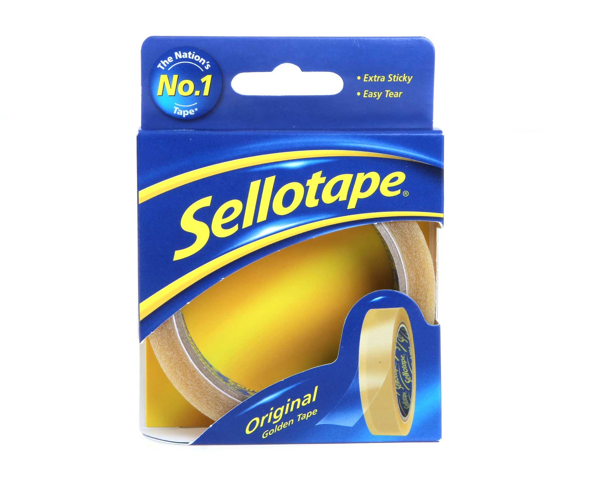 SellotapeGolden 24mm x 50m Pack of 6