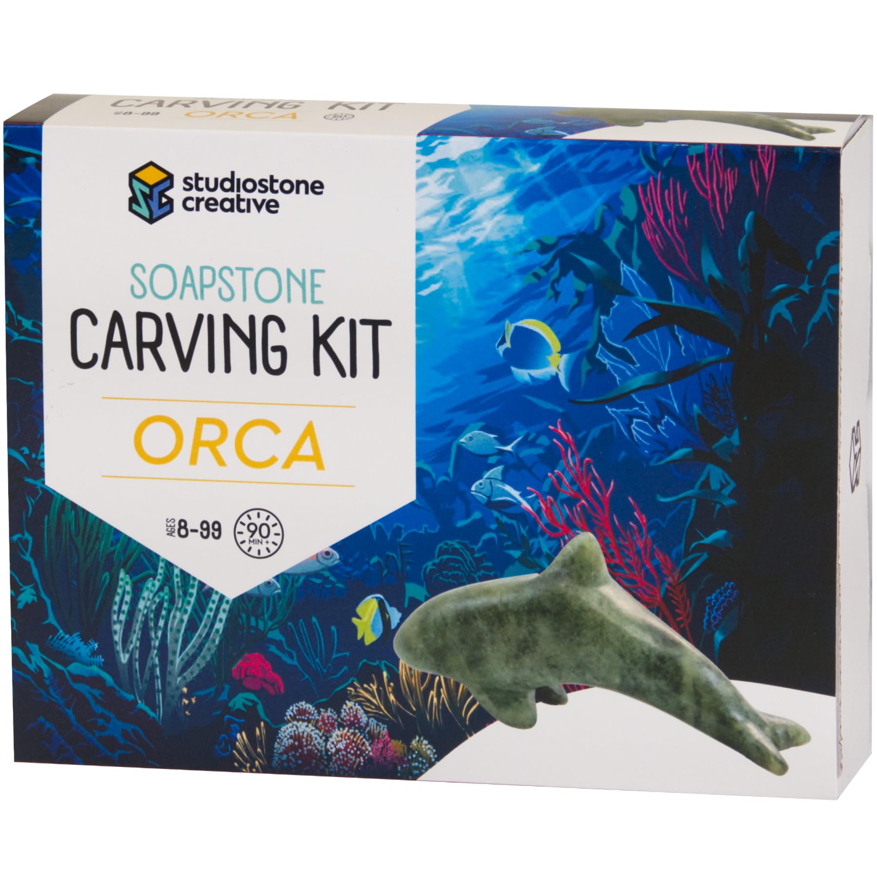 Soapstone Carving Kit: Turtle & Orca – Biddle and Bop