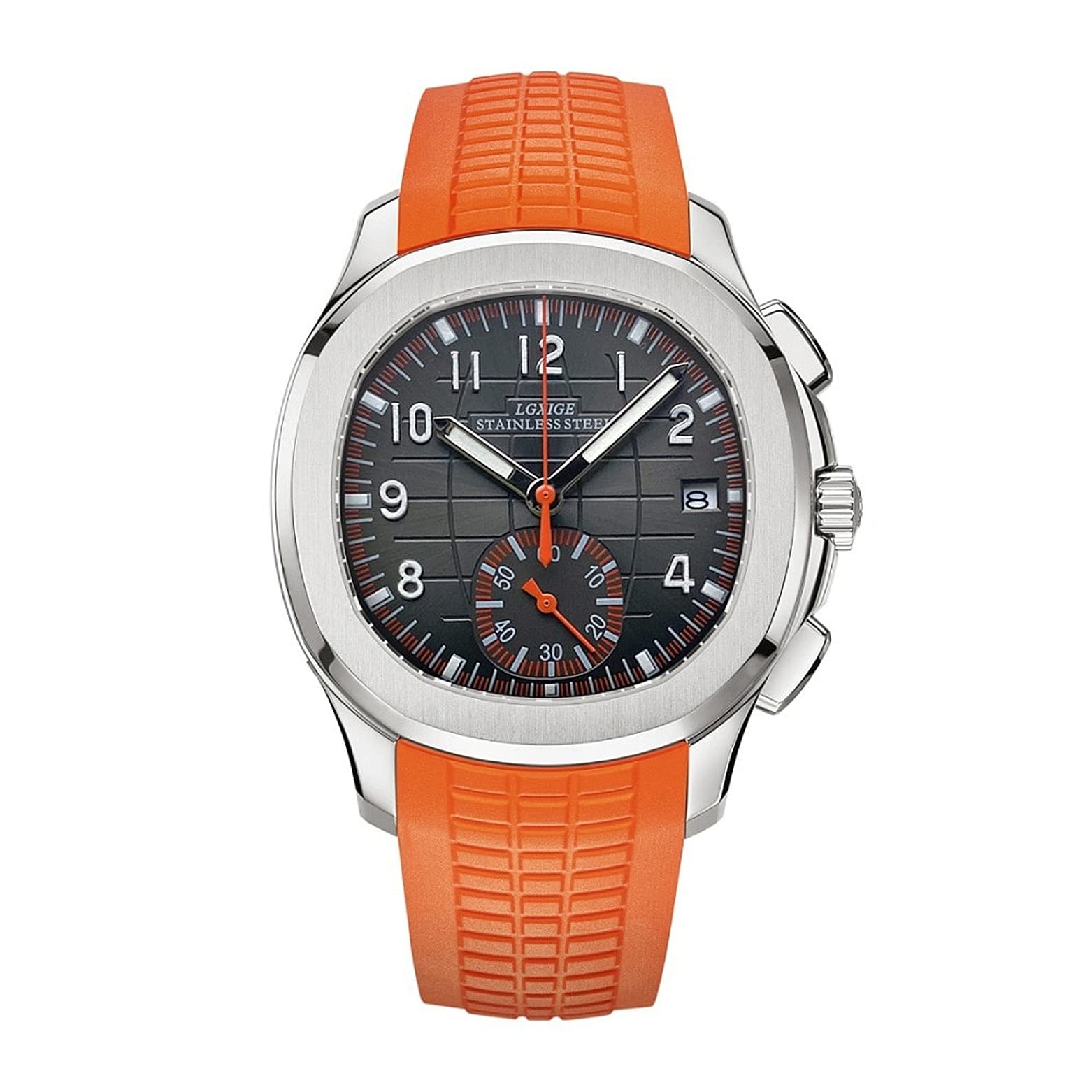 TIME WARRIORTIME WARRIOR Men's Watches LGXIGE Brand Luxury Fashion Casual Watch AAA Men's Wrist Sport Watch Patek Style Watch for Men