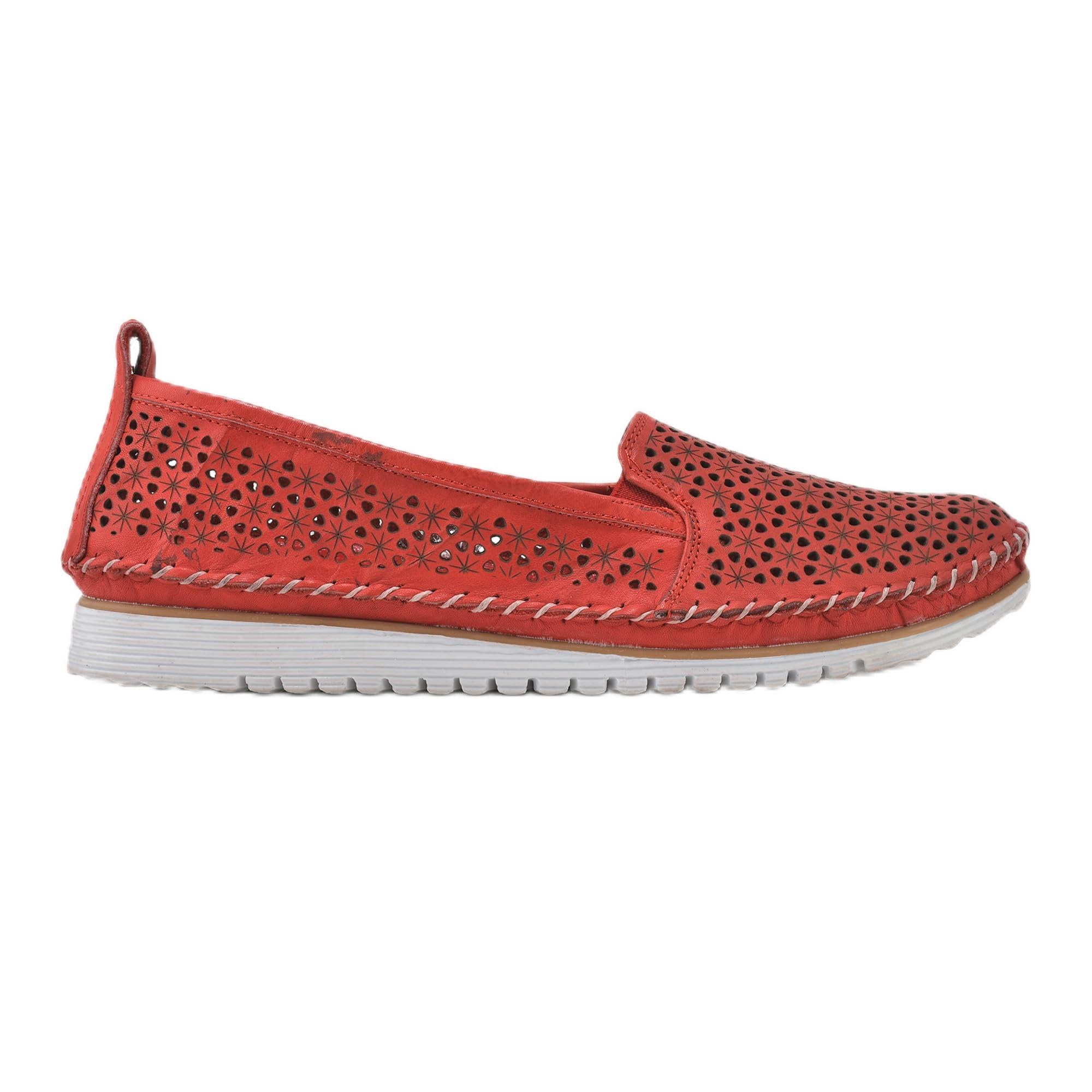 woodland Woods Women Red Shoes-picture-12