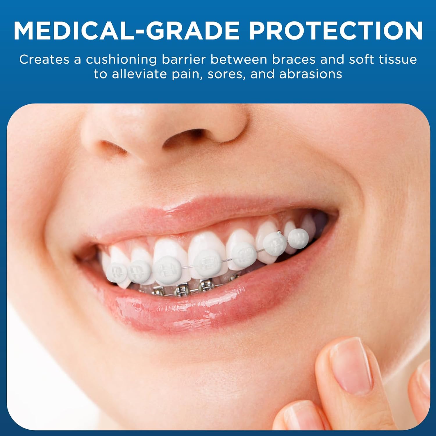 Fremouth 240 Count Orthodontic Wax for Braces, Individual Foil Wrapped for Instant Braces Irritation Relief - Medical Grade, Hypoallergenic & Latex-Free