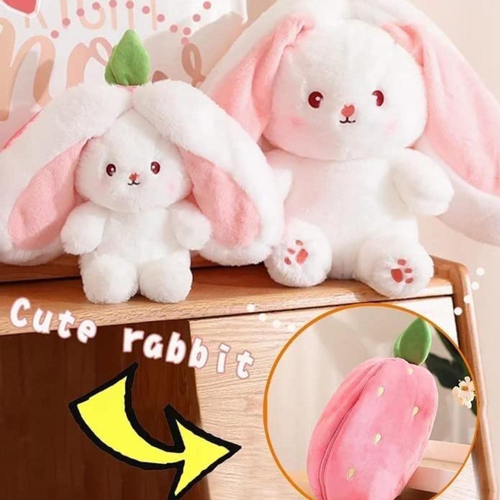 Amazon.co.jp: うさぎのマペットおもちゃ、イースターのかわいいうさぎ