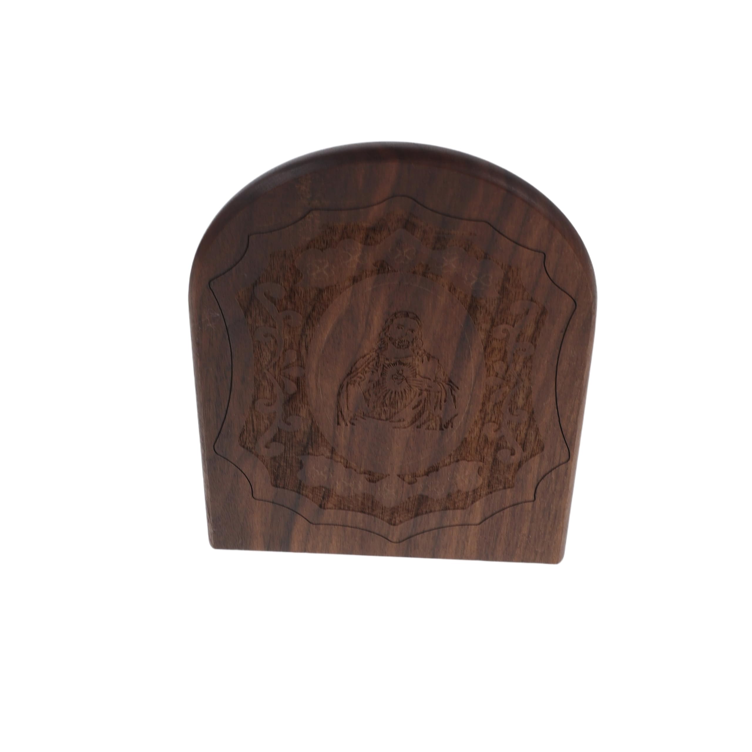 Sujetalibros de madera Jesús antideslizante para evitar la caída de libros pesados