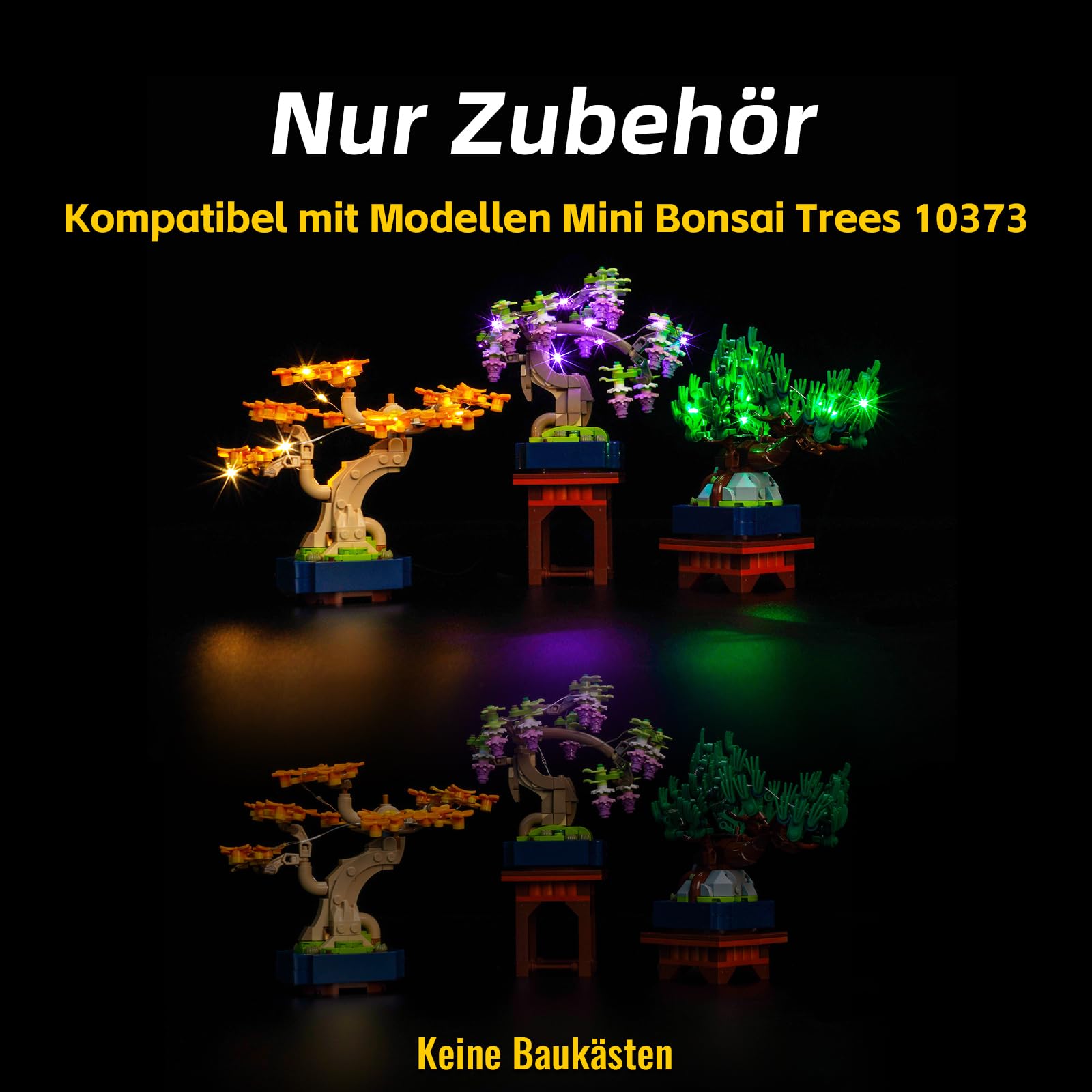 Zestaw oświetlenia LED kompatybilny z Lego 10373 Mini Bonsai Trees Botanical Collection