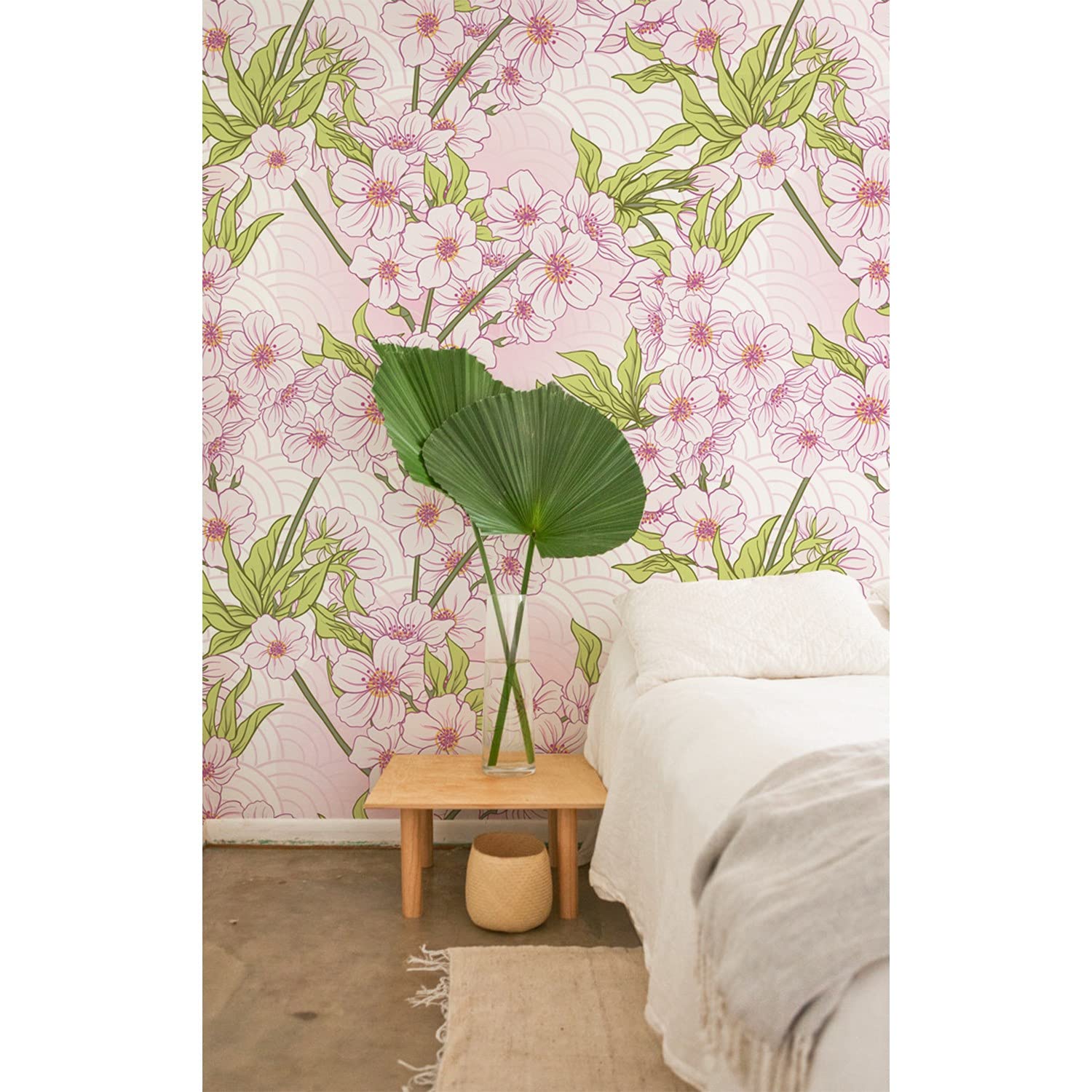 Papier Peint Meuble Chambre Salon Cuisine Auto-Adhésive Magic-Stick Fleurs de Cerisier