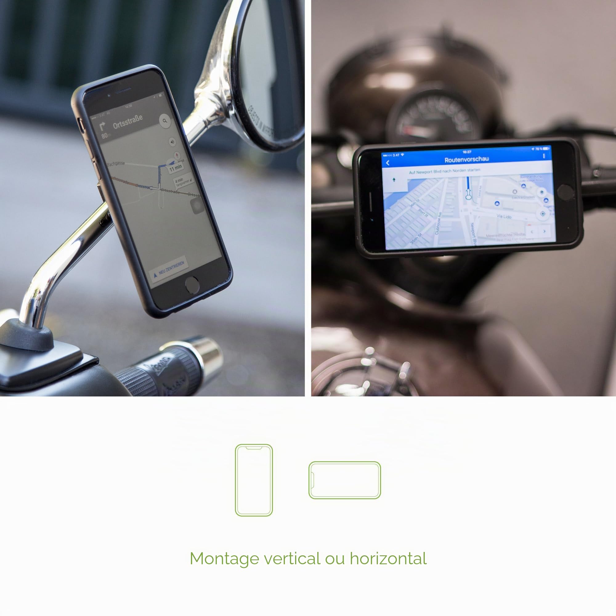 SP Connect Motor Scooter Bundle Pince Universelle SPC+ - Scooter Bundle SPC+ avec Pince Universelle