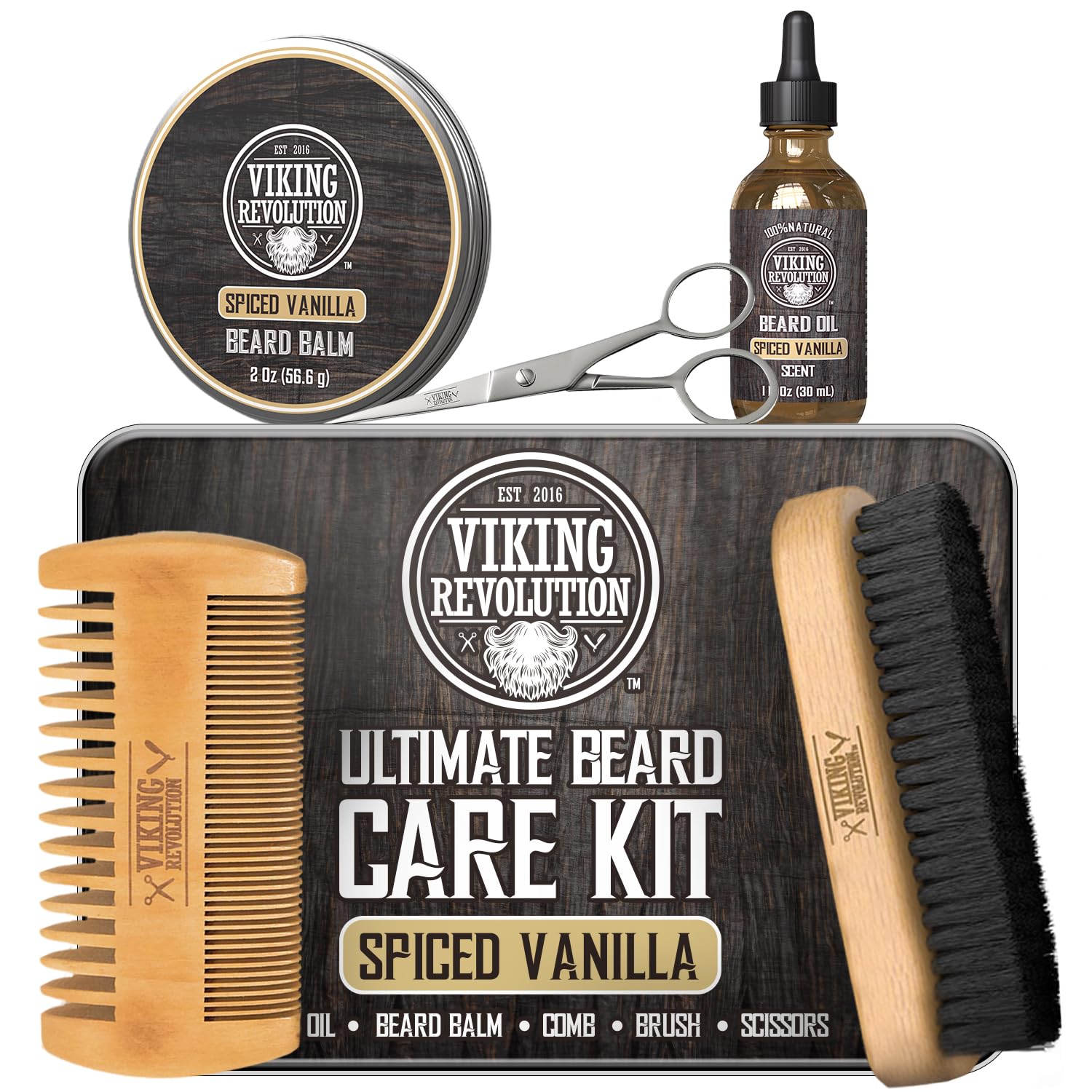 Viking Revolution - Ultimate Beard Kit Spiced Vanilla - Beard Grooming Kit