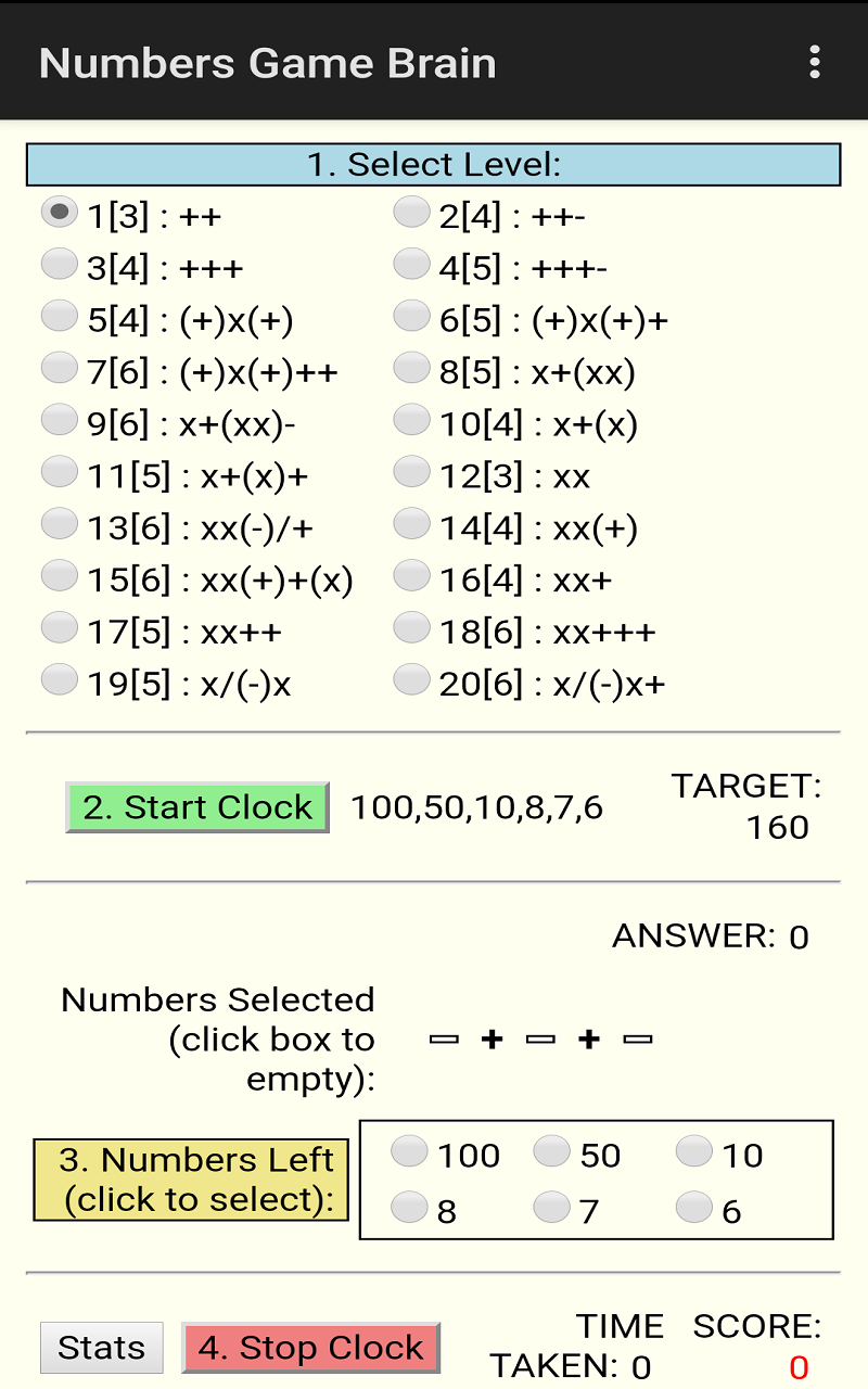 Numbers Game Brain - App on Amazon Appstore