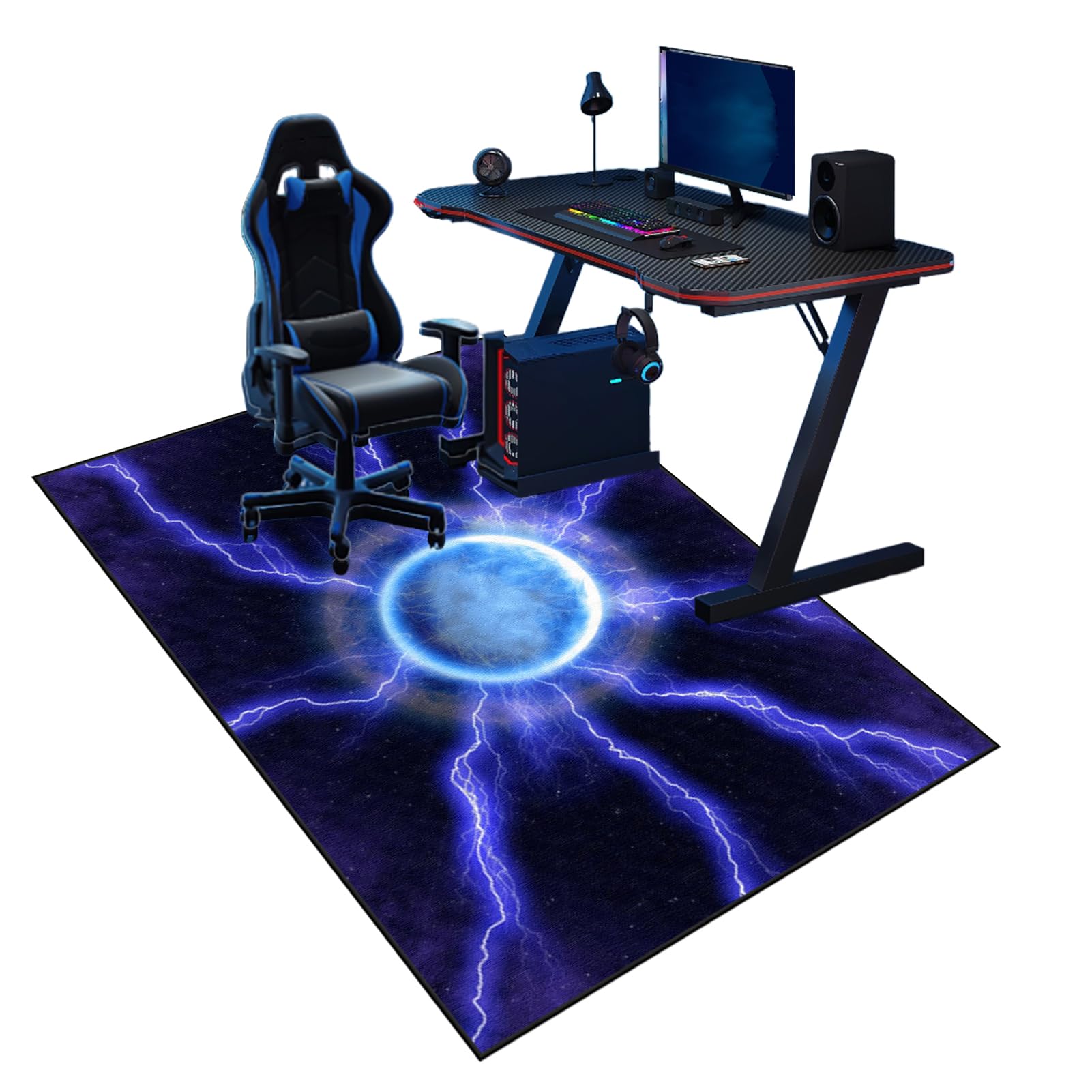 90 x 120 cm Bodenschutzmatte Gaming Bürostuhl, Größen Bürostuhl Unterlage rutschfest, Schreibtischstuhl Unterlage, Gaming Bürostuhl Stuhlmatten, stuhlmatte für hartholzböden, Parkett, Rollstühle