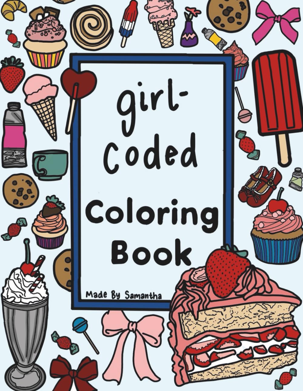 Girl Coded Coloring Book