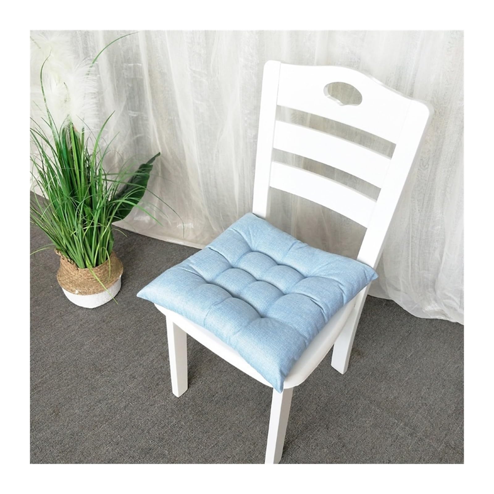 Chair Cushions Pack of 4/2/1 Seat Pads for Dining Chairs, Garden Chair Cushions Tie Indoor/Outdoor Seat Cushions Comfortable Soft Chair Pads for Kitchen(@17,40x40cm(1pcs)) — image 1