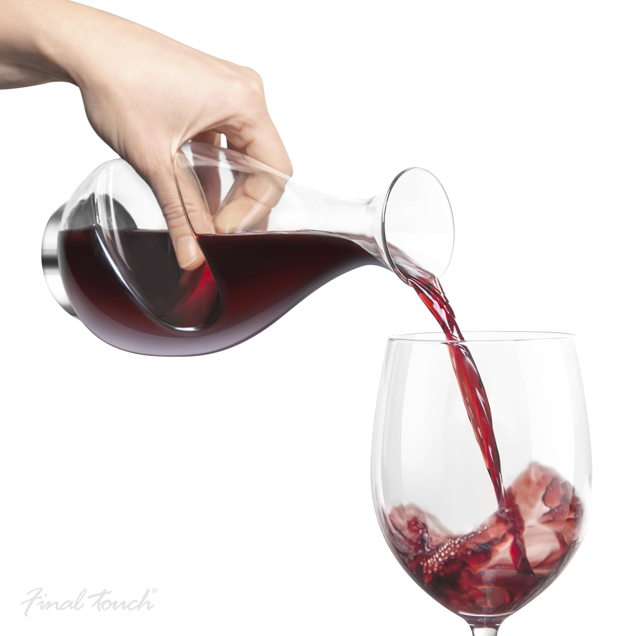 Final Touch Conundrum Aérateur de vin Decanter Potable Cadeau Clair,