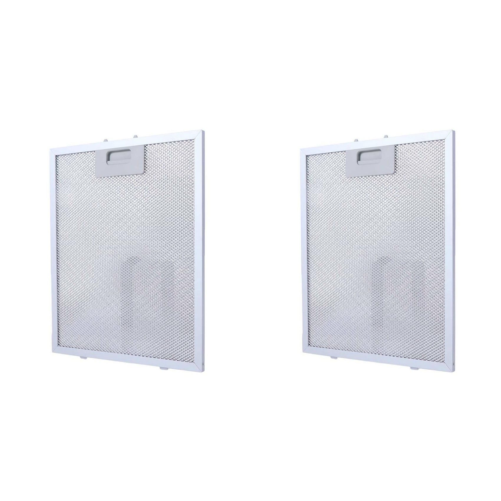 Hndhbfgrt 2pcs 320mmx260mmx9mm Range Hood Filter Cooker Hood Grease Filter Smoking Machine Grease Filter Screen Metal Filter