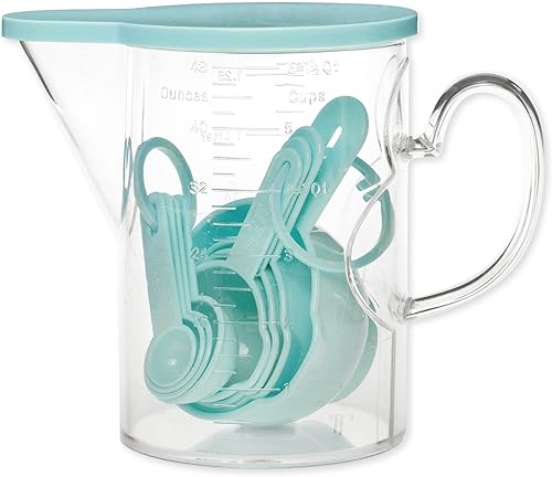 Juego de 10 tazas medidoras y cucharas medidoras, Supreme Housewares de plástico multiusos para el hogar, utensilios de cocina y hornear, sin BPA,
