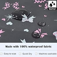 Vista 4 de Plie Short Sleeve Waterproof Bib for Toddlers – Easy Clean Feeding Apron for Mealtime, Daycare, Self-Feeding, Lightweight