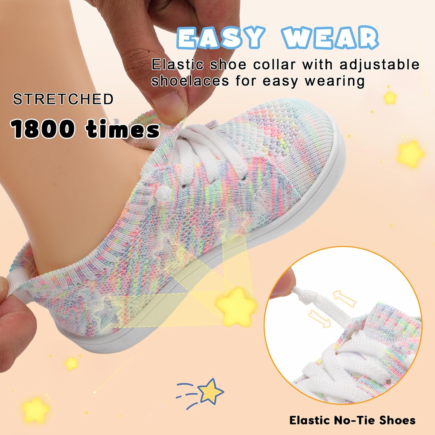 BARERUN Wide Toddler Shoes Barefoot Boys Girls Kids Breathable Sneakers Slip on Tennis Shoes Zero Drop Minimalist Non-Slip Walking Indoor Outdoor Sneakers - Image 5