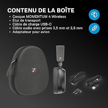 Sennheiser MOMENTUM 4 Wireless Special Edition, Bluetooth pour des