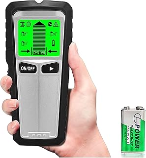 Stud Finder Wall Scanner, 5 in 1 Multi-Function Smart Stud Sensor Locator Wall Wood Beam Joist Finders Wall Detector Edge Center Finding with LCD Display for Wood AC Wire Metal Studs Detection