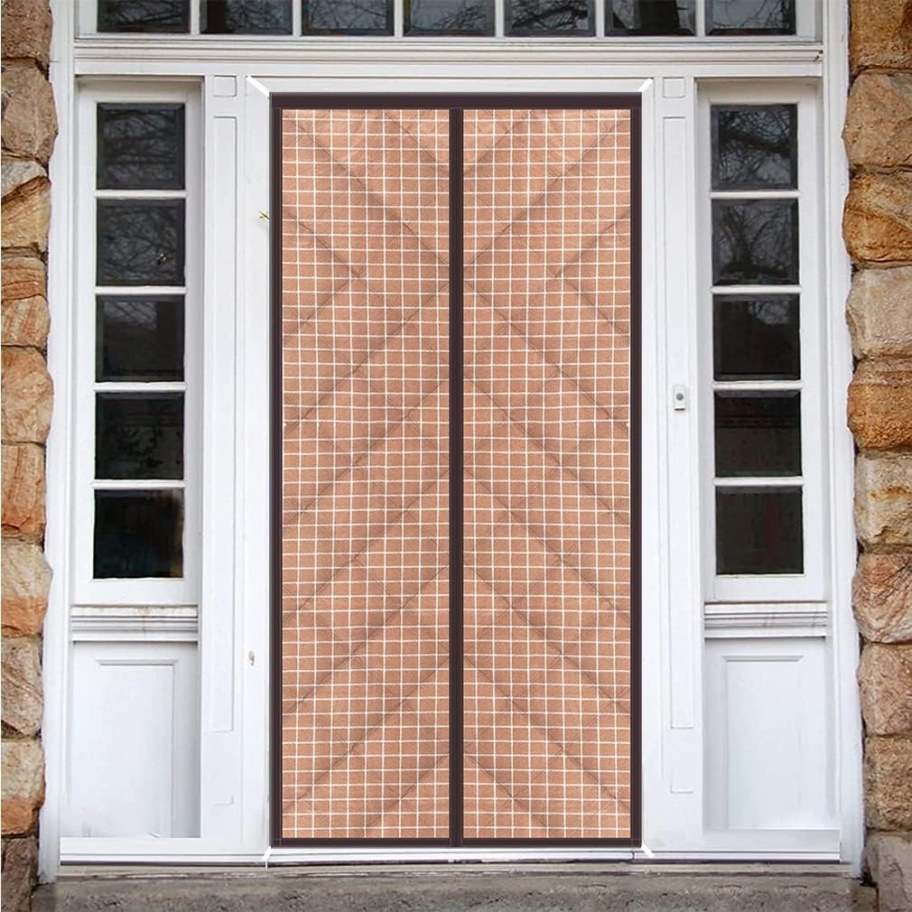 YFSMBD Cortina Termica puerta Magnética, Cortinas Termicas Aislantes Frio y Calor,Cortina puerta Interior Se Cierra Automáticamente Resistente al Viento,Aislante Termico (150x230cm)